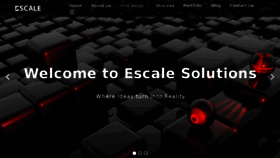 What Escalesolutions.com website looked like in 2018 (5 years ago)