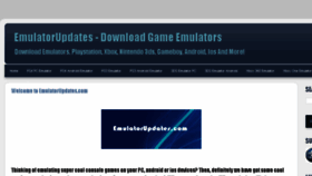 What Emulatorupdates.com website looked like in 2018 (5 years ago)