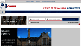What Eseo-alumni.com website looked like in 2018 (5 years ago)