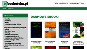 What Ebookoteka.pl website looked like in 2018 (5 years ago)