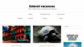 What Esterel-vacances.com website looked like in 2018 (5 years ago)