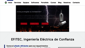What Efitecsa.com website looked like in 2018 (5 years ago)