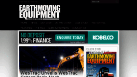 What Earthmovers-magazine.com.au website looked like in 2018 (5 years ago)