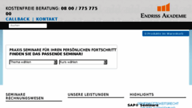 What Endriss-akademie.de website looked like in 2018 (5 years ago)