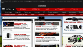 What Essais-comparatifs-auto.com website looked like in 2018 (5 years ago)