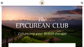 What Epicurean.club website looked like in 2018 (5 years ago)