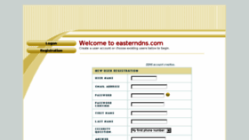 What Easterndns.com website looked like in 2018 (5 years ago)