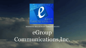What Egroupcommunications.com website looked like in 2018 (5 years ago)