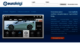 What Eurofelgi.pl website looked like in 2018 (5 years ago)