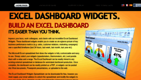 What Exceldashboardwidgets.com website looked like in 2018 (5 years ago)