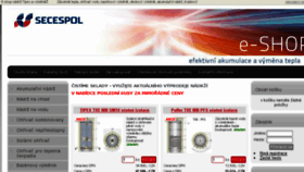 What Esecespol.cz website looked like in 2018 (5 years ago)