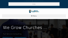 What Effectivechurch.com website looked like in 2018 (5 years ago)