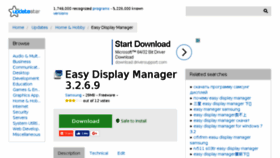 What Easy-display-manager.updatestar.com website looked like in 2018 (5 years ago)