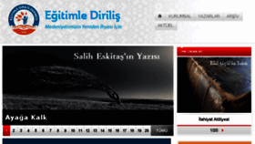 What Egitimledirilis.com website looked like in 2018 (5 years ago)
