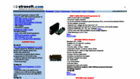 What Elrasoft.com website looked like in 2018 (5 years ago)