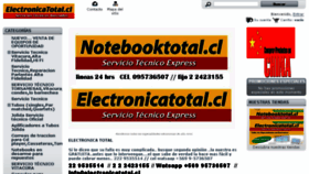 What Electronicatotal.cl website looked like in 2018 (5 years ago)