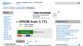 What Epson-scan.updatestar.com website looked like in 2018 (5 years ago)