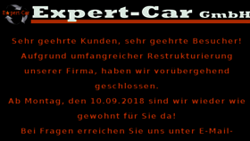 What Expert-car.de website looked like in 2018 (5 years ago)
