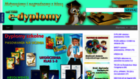 What E-dyplomy.pl website looked like in 2018 (5 years ago)