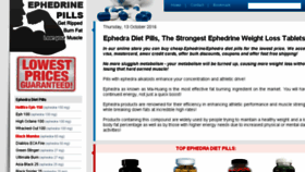 What Ephedrine-pills.com website looked like in 2018 (5 years ago)