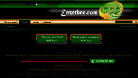 What Enzetbee.com website looked like in 2018 (5 years ago)