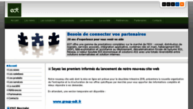 What Edt.fr website looked like in 2018 (5 years ago)