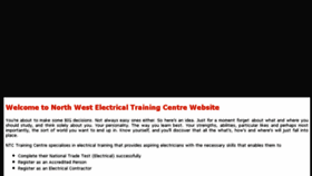 What Electricalcourses.co.za website looked like in 2018 (5 years ago)
