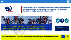 What Europaeischer-wettbewerb.de website looked like in 2018 (5 years ago)
