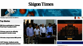 What English.thesaigontimes.vn website looked like in 2018 (5 years ago)