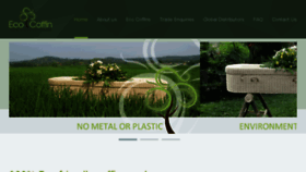 What Ecocoffin.com website looked like in 2018 (5 years ago)