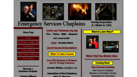What Emergencychaplains.org website looked like in 2018 (5 years ago)