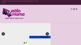 What Estilamama.com website looked like in 2018 (5 years ago)