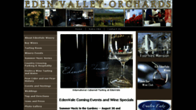 What Edenvalleyorchards.com website looked like in 2018 (5 years ago)