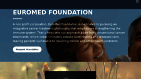 What Euromedfoundation.com website looked like in 2018 (5 years ago)