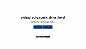 What Eloisadrache.com website looked like in 2018 (7 years ago)