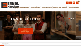 What Erndl-kuechen.de website looked like in 2018 (5 years ago)