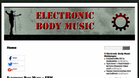 What Electronic-body-music.eu website looked like in 2018 (5 years ago)