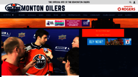 What Edmontonoilers.com website looked like in 2018 (5 years ago)