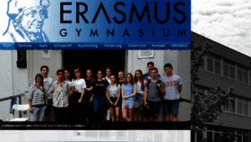 What Erasmus.de website looked like in 2018 (5 years ago)