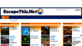 What Escapethis.net website looked like in 2018 (5 years ago)