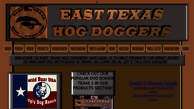What Easttexashogdoggers.com website looked like in 2018 (5 years ago)