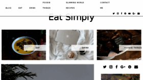 What Eatsimply.co.uk website looked like in 2018 (5 years ago)