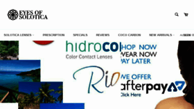 What Eyesofsolotica.com website looked like in 2018 (5 years ago)