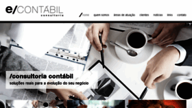What Econtabilconsultoria.com.br website looked like in 2018 (5 years ago)