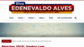 What Edenevaldoalves.com.br website looked like in 2018 (8 years ago)