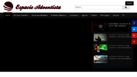 What Espacioadventista.org website looked like in 2018 (5 years ago)