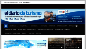 What Eldiariodeturismo.com.ar website looked like in 2018 (6 years ago)