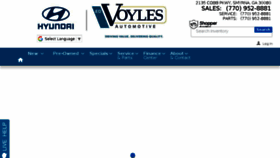 What Edvoyleshyundai.com website looked like in 2018 (5 years ago)