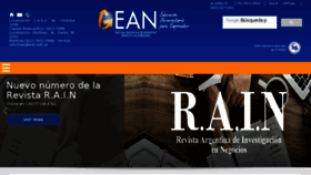 What Ean.edu.ar website looked like in 2018 (5 years ago)