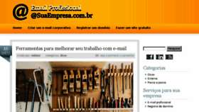 What Emailparaempresa.com.br website looked like in 2018 (5 years ago)